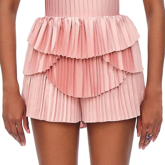 Andrea Iyamah Pearl Pink Top & Pleated Skort Set (Nwt/Pre-loved) - Picture 3 of 11